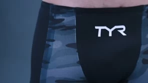 TYR Men's Shockwave High-Waist Jammer Swimsuit - Camo - Image 13
