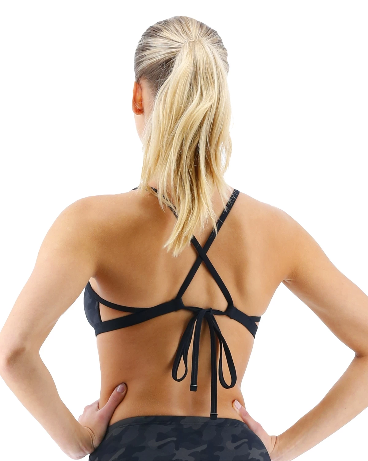 TYR Durafast Elite® Women's Mojave Tieback Top - Blackout Camo - Image 2