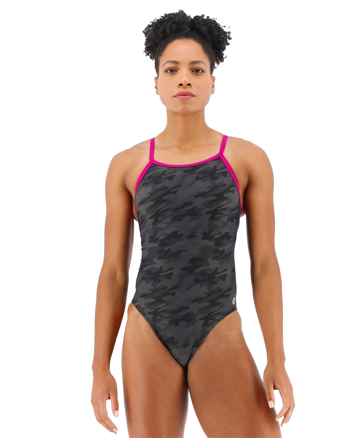TYR Durafast EliteĀ® Women's Diamond Controlfit Swimsuit - Blackout Camo - Image 7