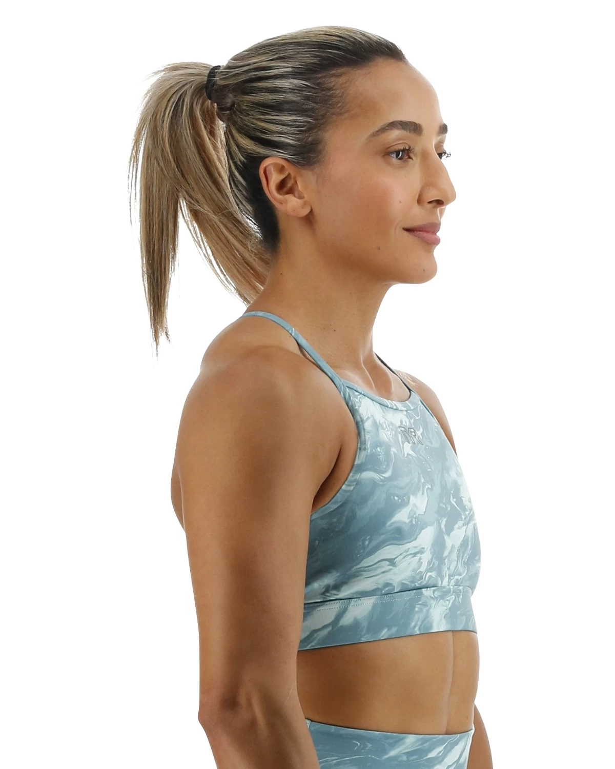 TYR Base Kineticâ„¢ Women's High Neck Sports Bra - Aqueous - Image 6