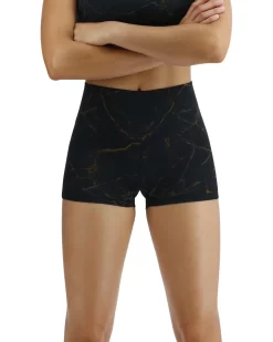 TYR Base Kinetic™ Women's High-Rise 2" Logo Short - Goldstone