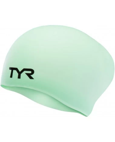 TYR Long Hair Wrinkle-Free Silicone Swim Cap - Image 3