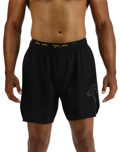 TYR Hydrosphere™ Men's Unlined 6" Momentum Big Logo Shorts - Solid