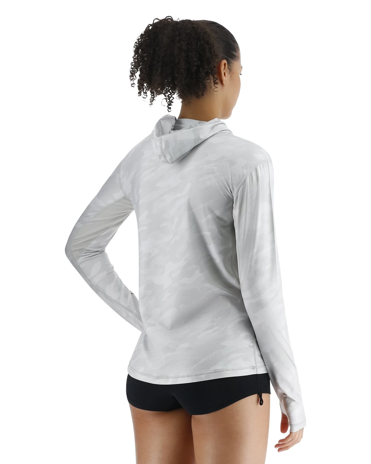 TYR SunDefense⢠Women's Vented Hooded Shirt - Camohex - Image 4