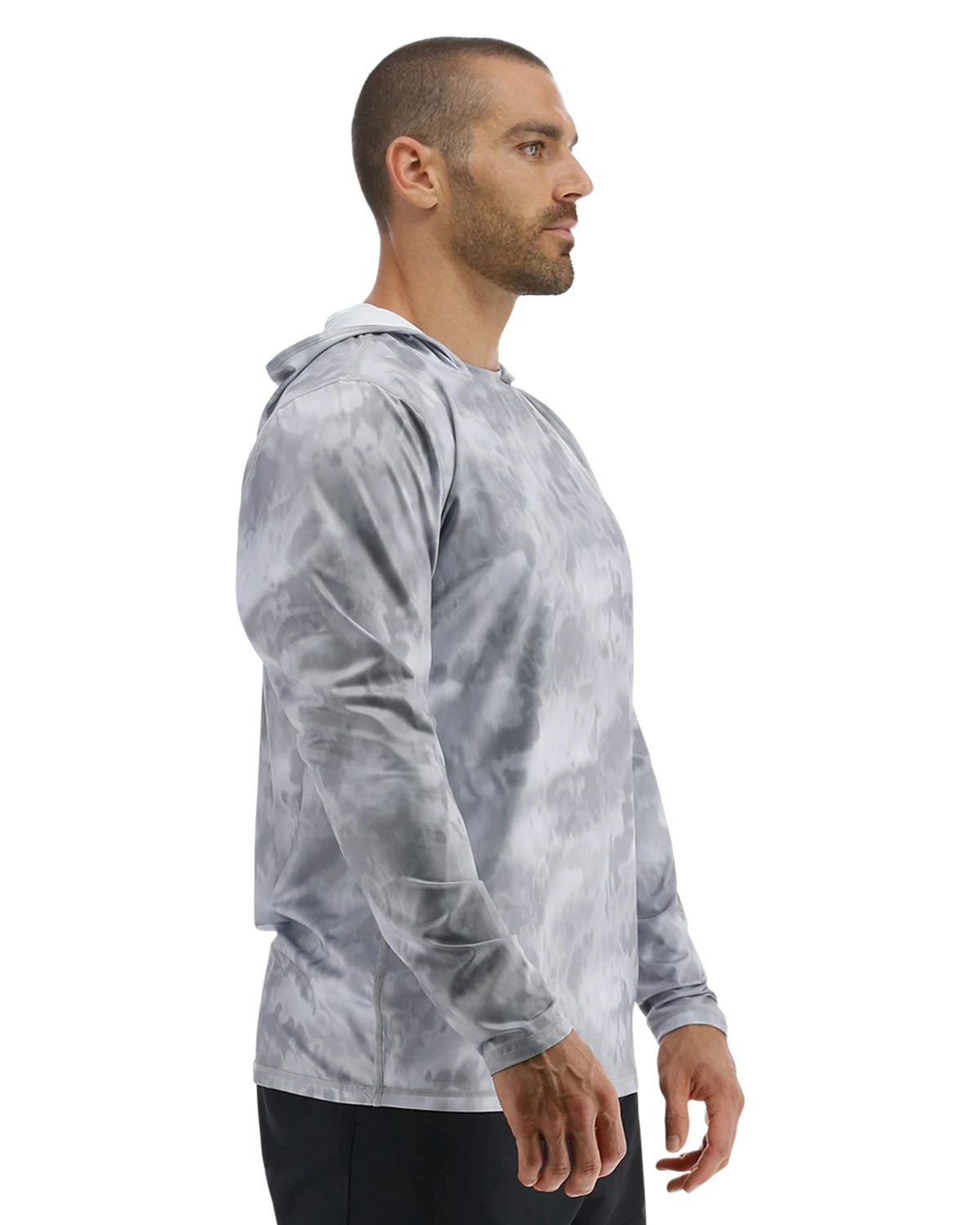 TYR SunDefense⢠Men's Vented Hooded Shirt - Turbulent - Image 6