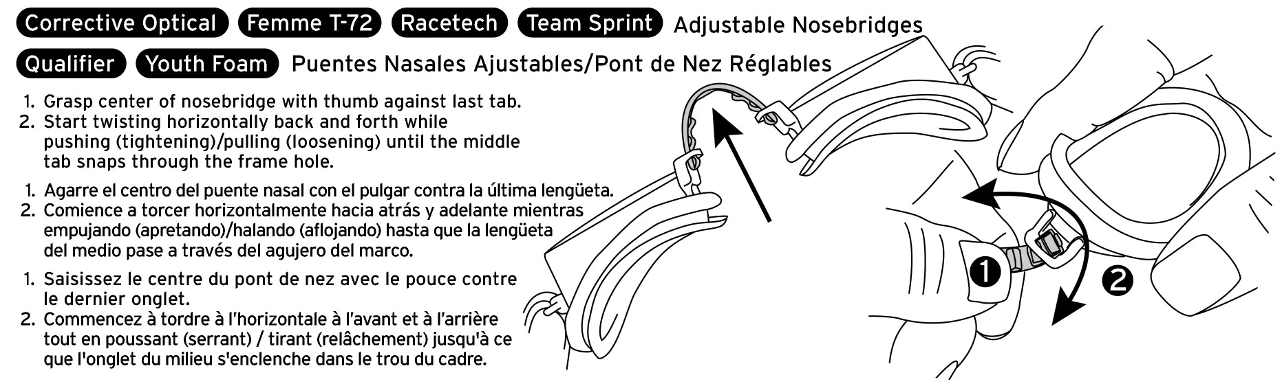 TYR Adult Racetech Goggles - Image 3