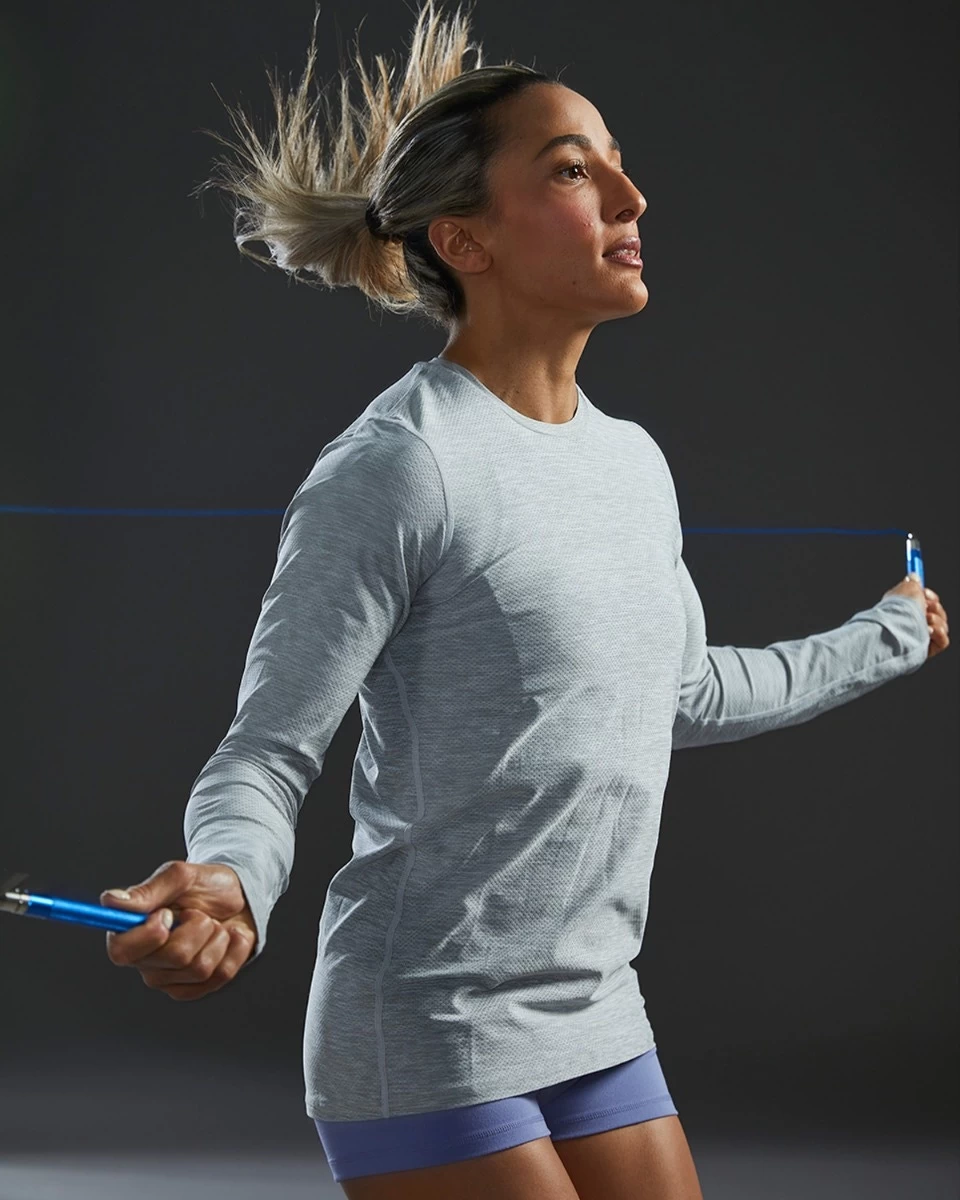 TYR Airtecâ„¢ Women's Long Sleeve Tee - Solid - Image 18