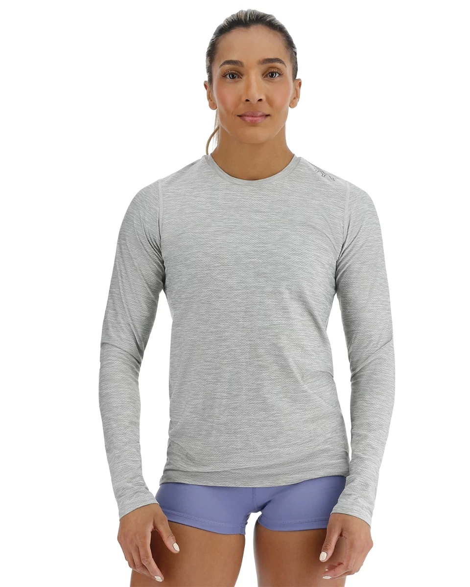 TYR Airtecâ„¢ Women's Long Sleeve Tee - Solid - Image 11