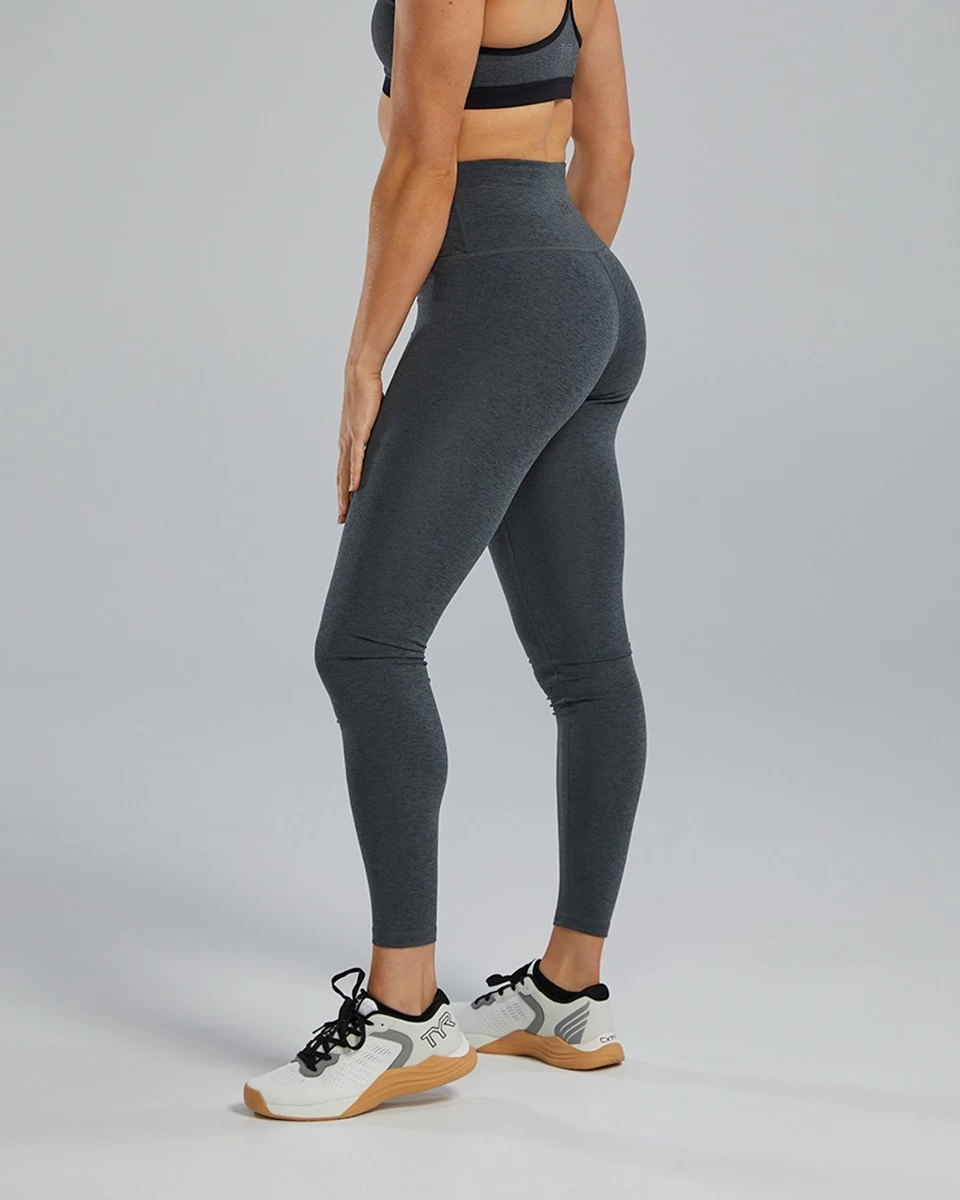 TYR Base Kineticâ„¢ Women's High-Rise Full Length Leggings - Solid - Image 3