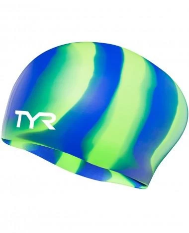 TYR Long Hair Silicone Swim Cap