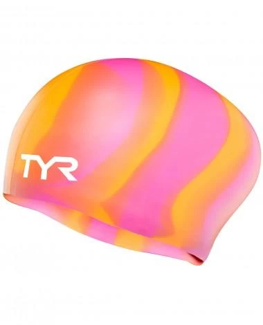 TYR Long Hair Silicone Swim Cap - Image 3
