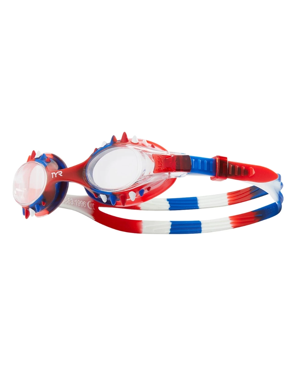 TYR Kids' Swimple Goggles - Tie Dye Spikes
