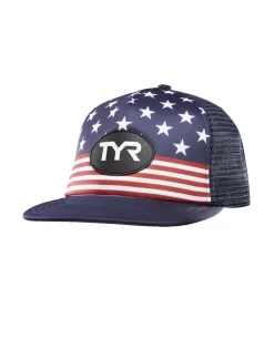 TYR Flat Brim USA Hat