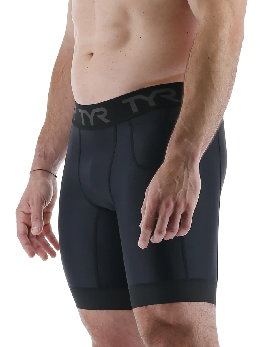 TYR Compression Men's Compression Short - Solid - Image 3