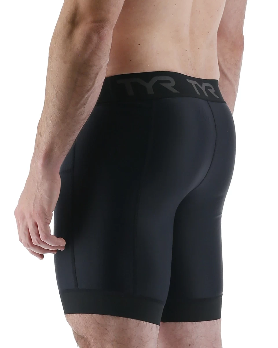 TYR Compression Men's Compression Short - Solid - Image 4