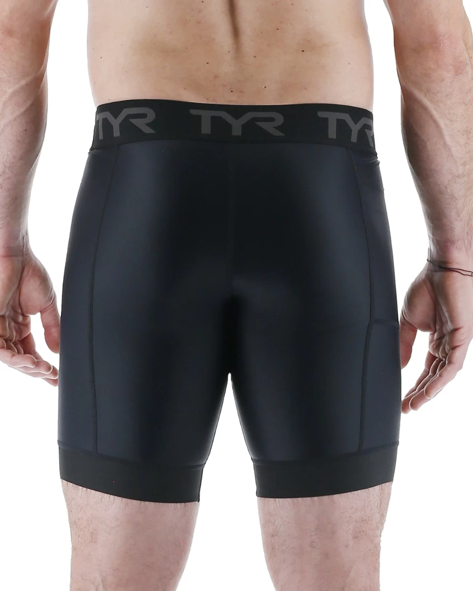 TYR Compression Men's Compression Short - Solid - Image 2