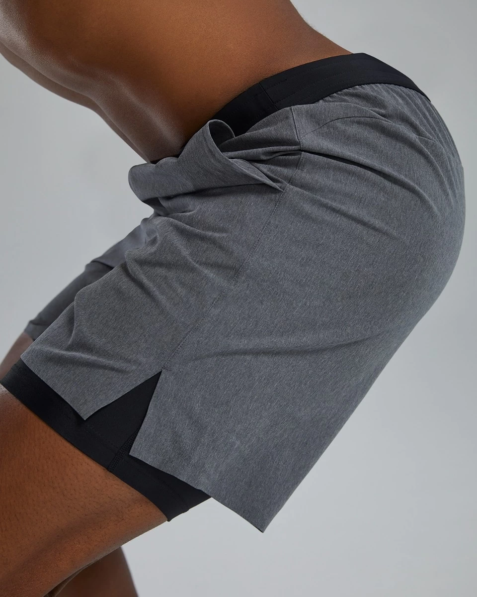 TYR Hydrosphere™ Men's Unlined 7" Unbroken Big Logo Shorts - Solid - Image 7