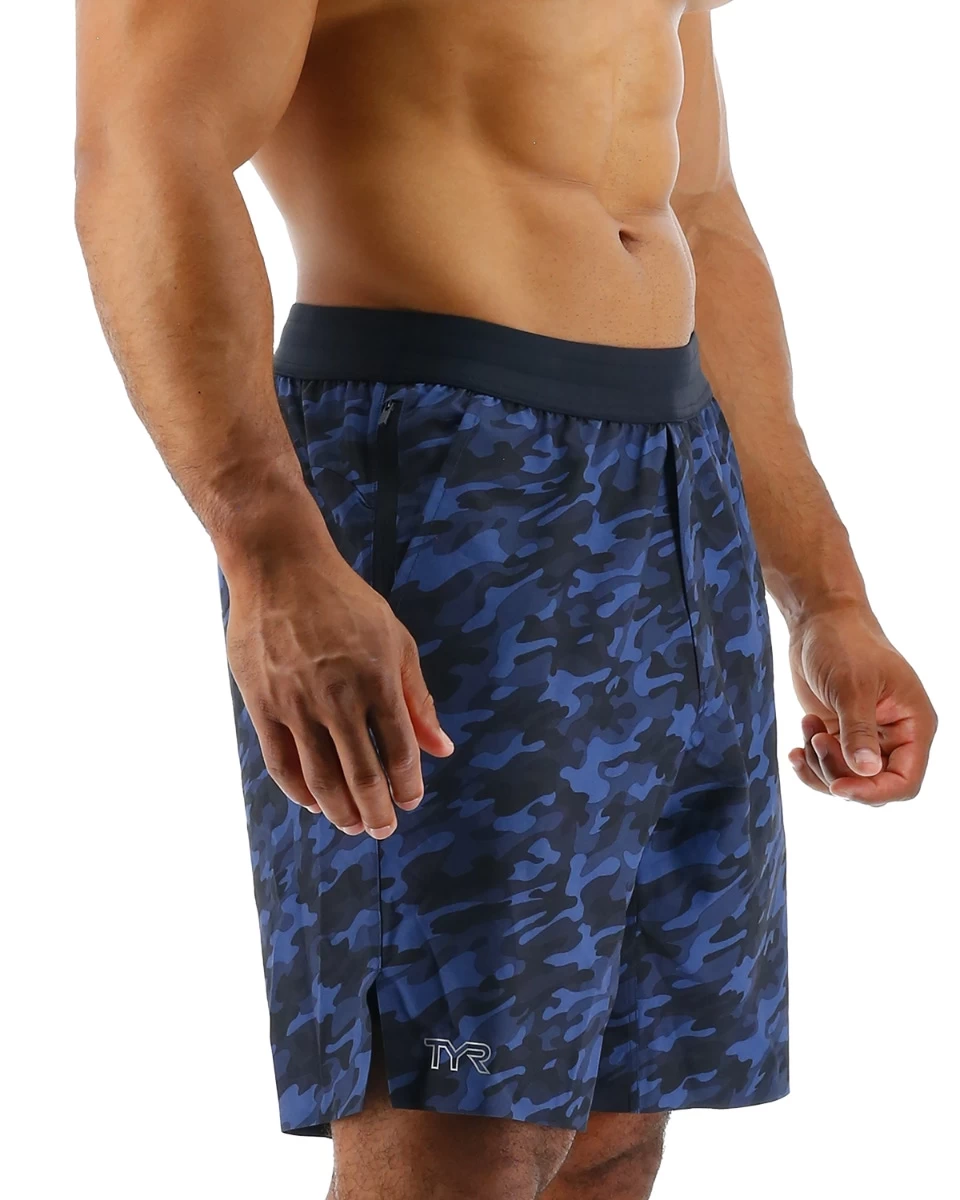 TYR Hydrosphere™ Men's Lined 9" Unbroken Shorts - Midnight Camo - Image 6