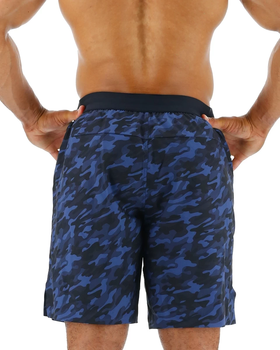 TYR Hydrosphere™ Men's Lined 9" Unbroken Shorts - Midnight Camo - Image 2