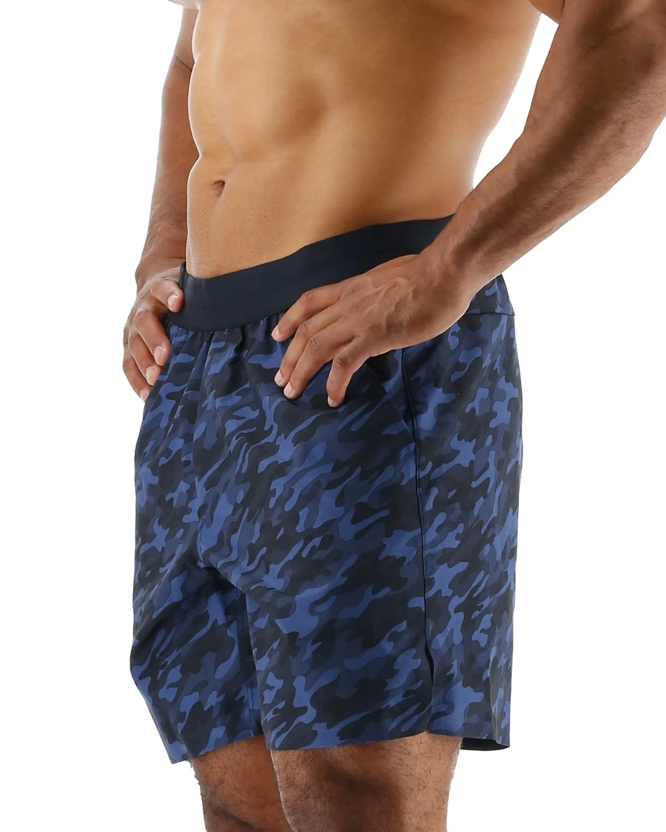 TYR Hydrosphere™ Men's Unlined 7" Unbroken Shorts - Midnight Camo - Image 4