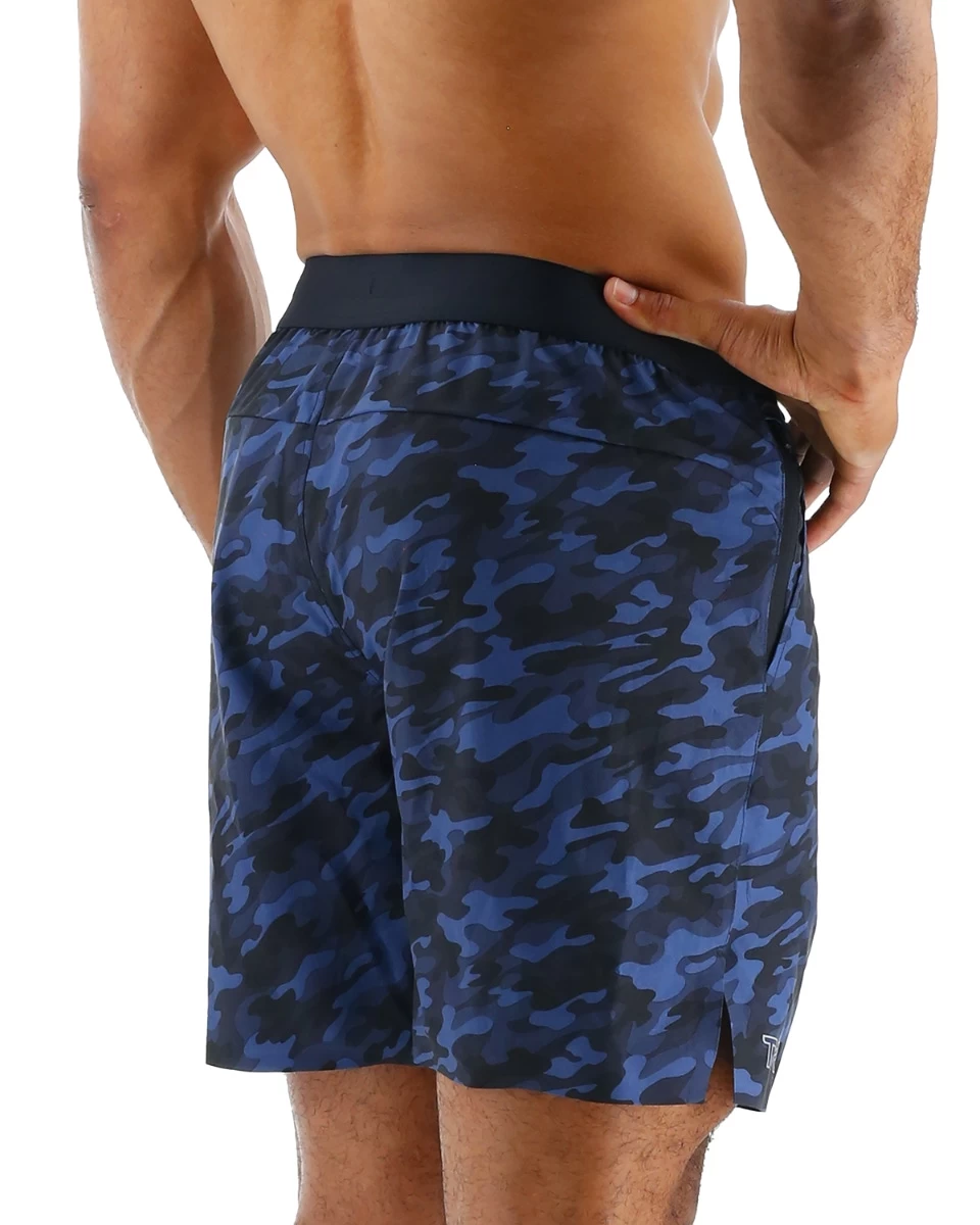 TYR Hydrosphere™ Men's Unlined 7" Unbroken Shorts - Midnight Camo - Image 6