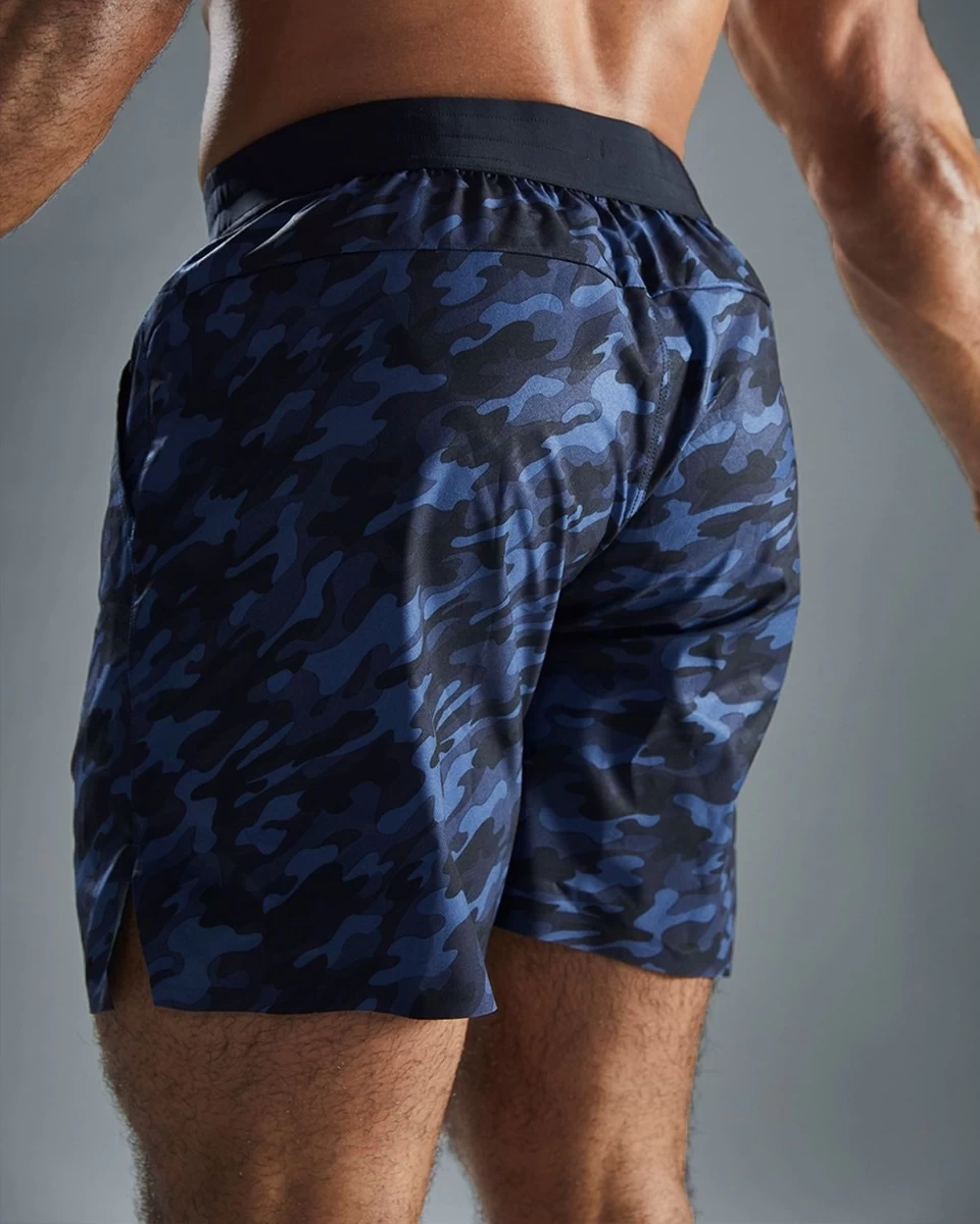 TYR Hydrosphere™ Men's Unlined 7" Unbroken Shorts - Midnight Camo - Image 9