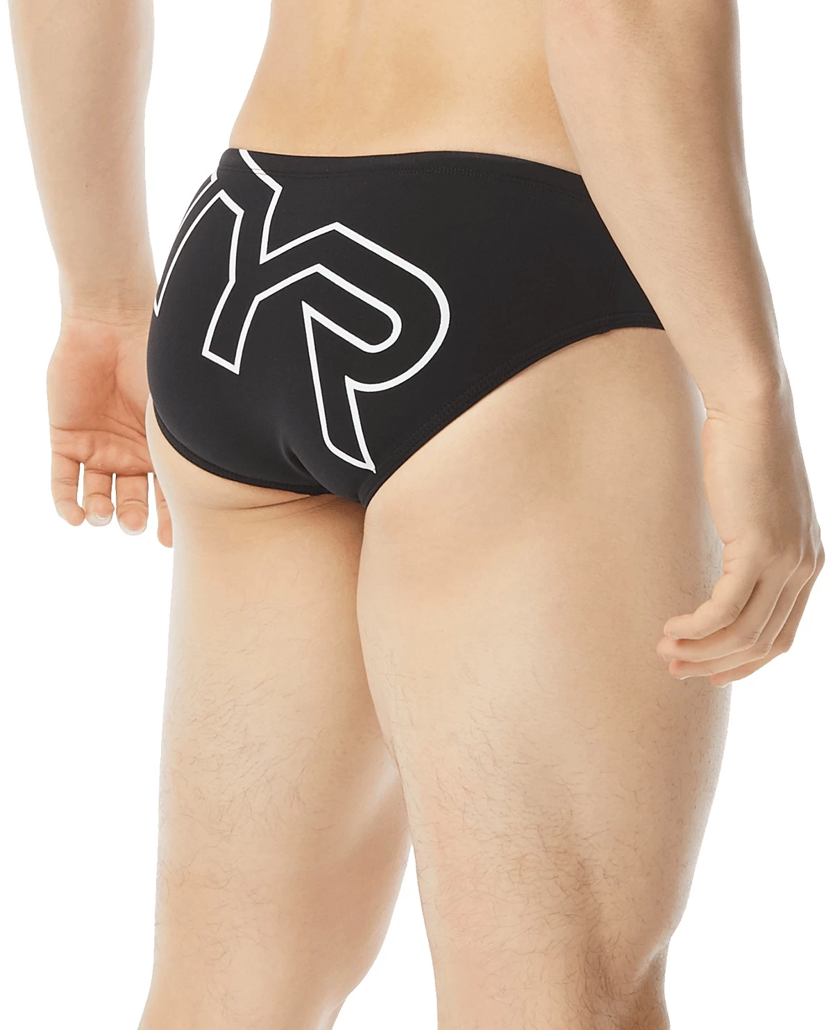 TYR Durafast OneĀ® Men's Brief Big Logo Swimsuit