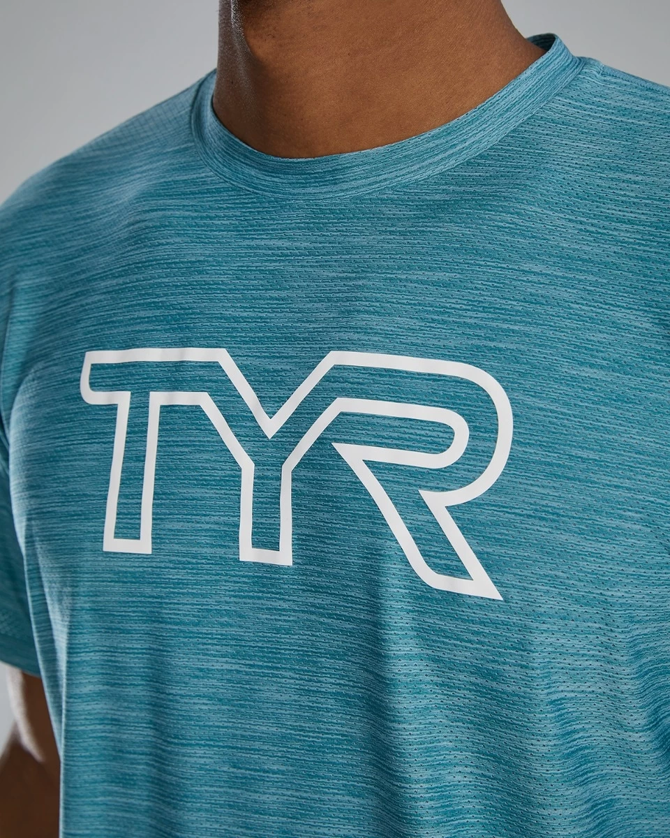TYR Airtec™ Men's Big Logo Tee - Solid / Heather - Image 6