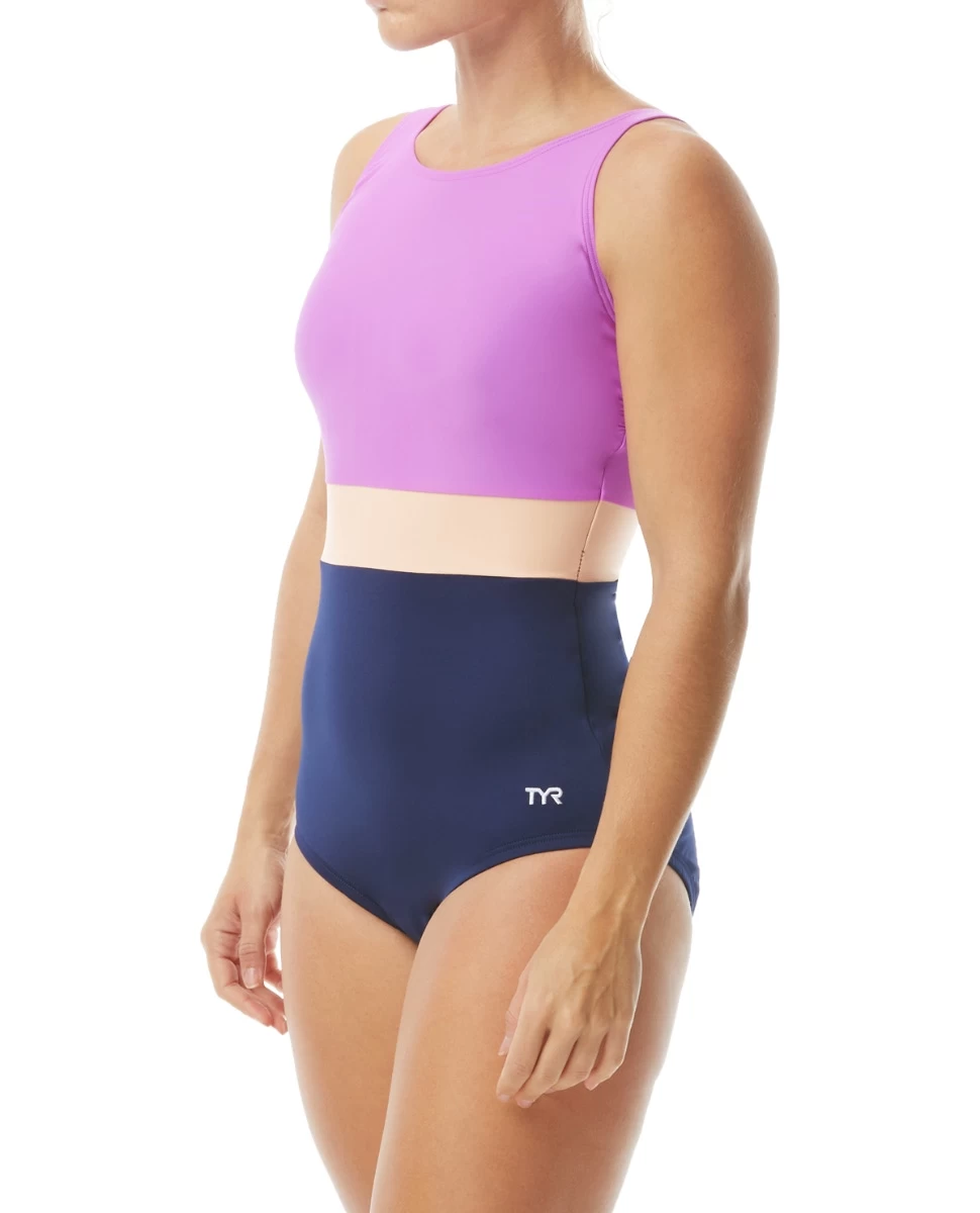 TYR Durafast EliteĀ® Women's Controlfit Swimsuit - Splice Belted