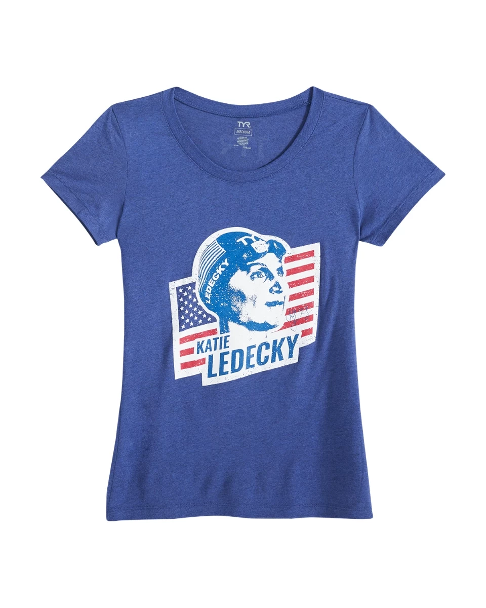 TYR Women's Graphic Tee - Katie Ledecky - Image 4