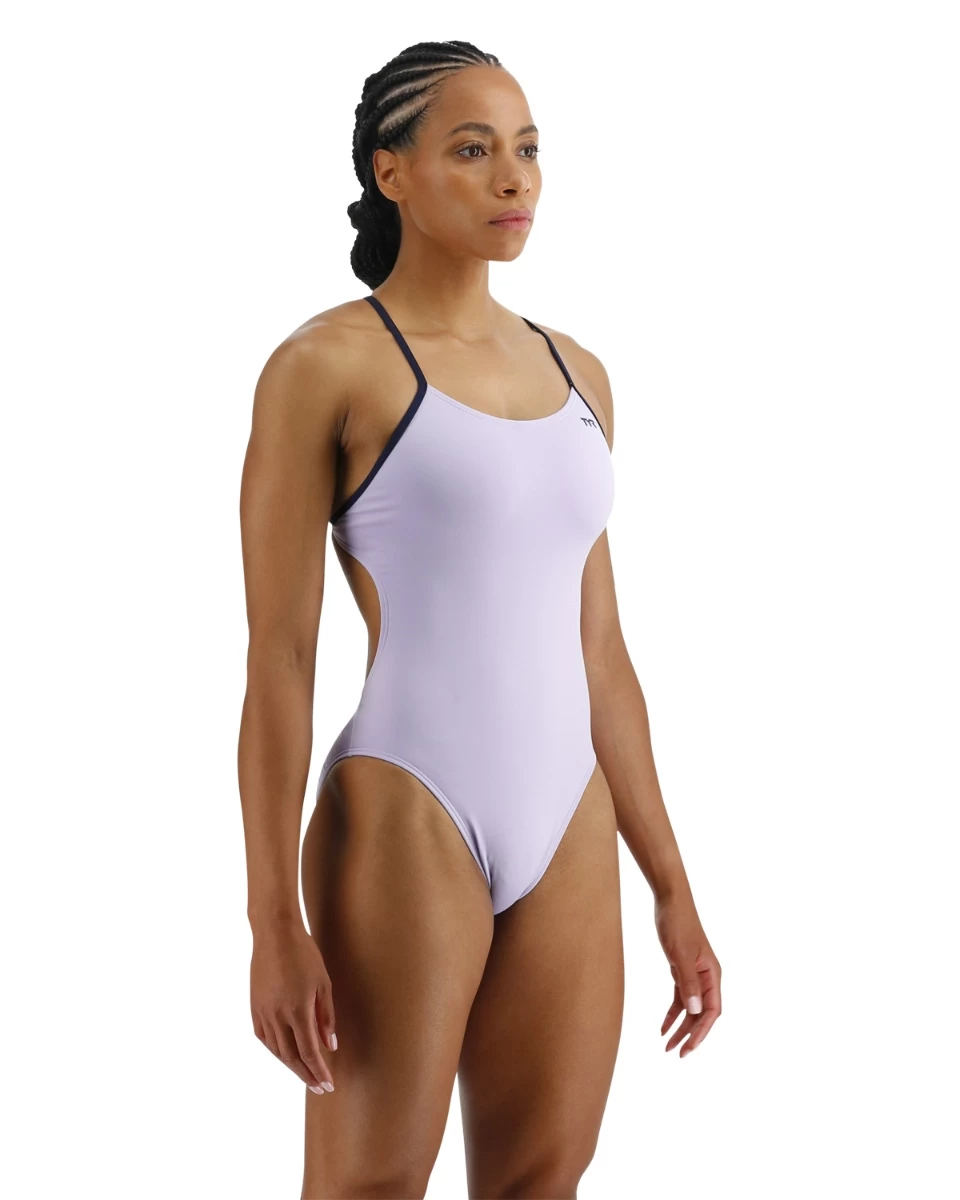 TYR Women's Durafast Elite SS Solid Cutoutfit Swimsuit - Image 5