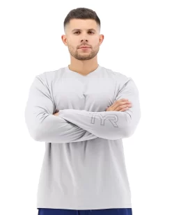 TYR Men's SunDefense Long Sleeve Shirt