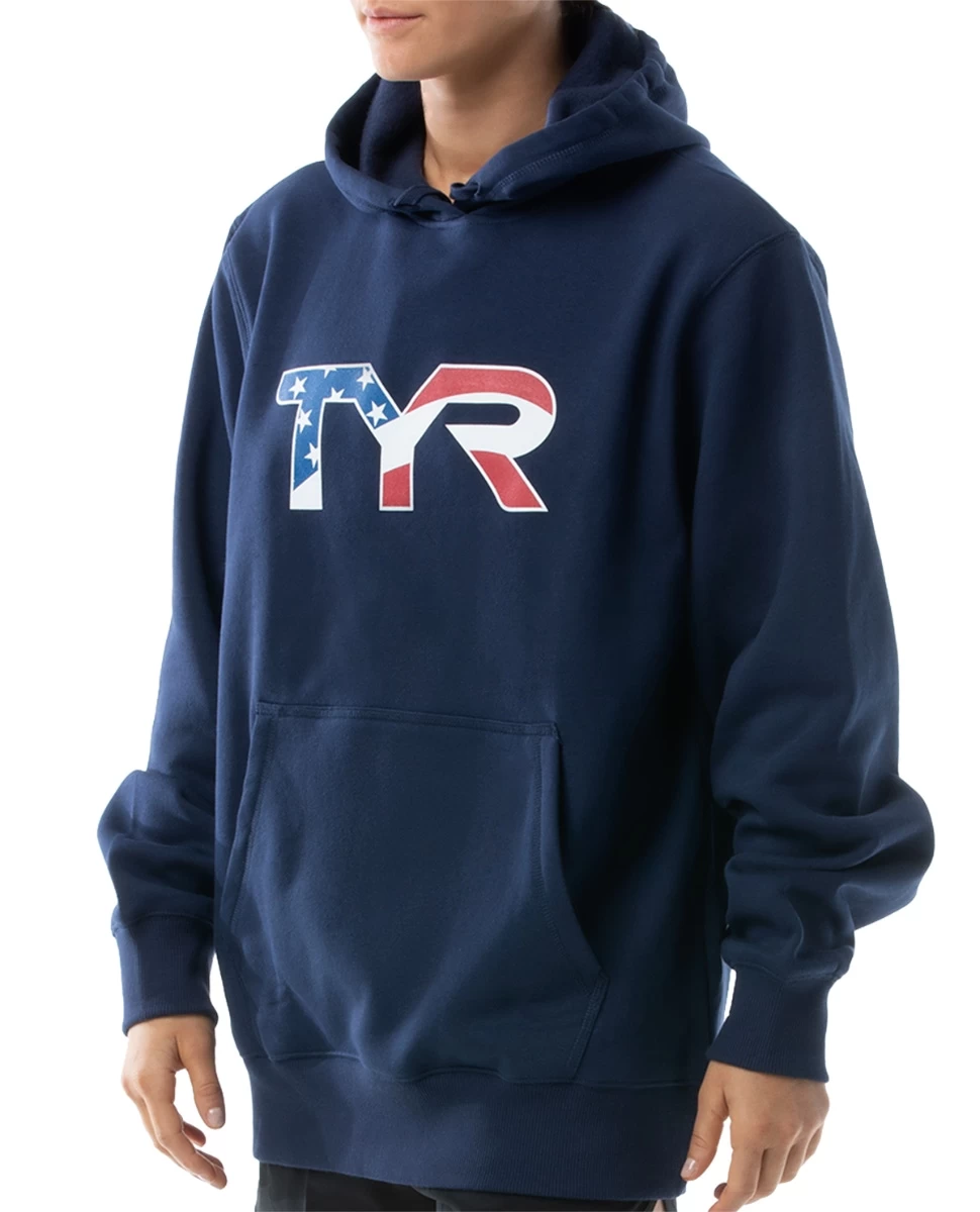 TYR Unisex Pullover Hoodie - USA