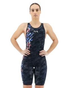 TYR Women's Venzo™ Closed Back - USA Blackout Camo