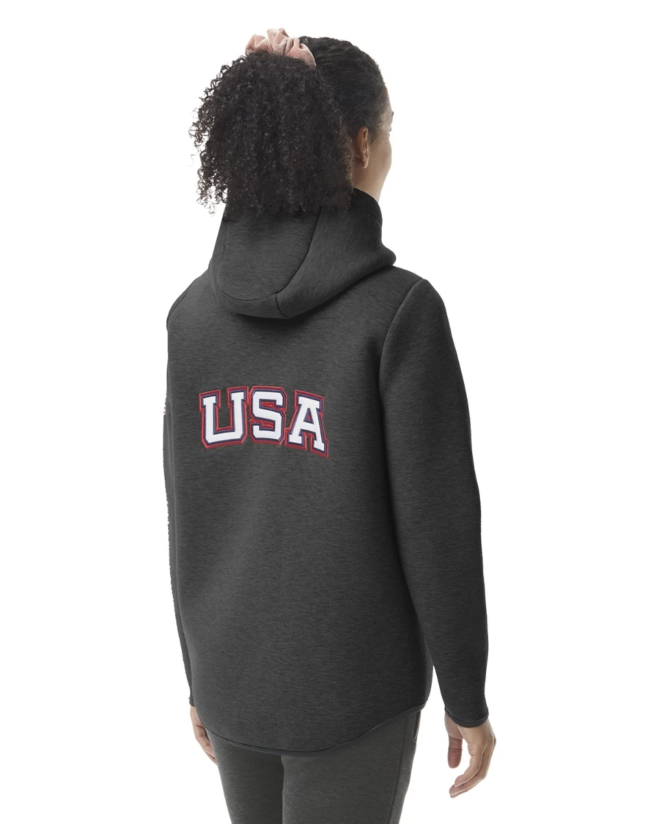 TYR Women's Elite Team Full Zip Hoodie - USA - Image 2